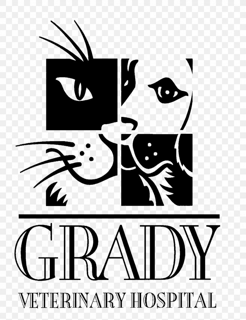 Cat Grady Veterinary Hospital Dog Veterinarian Clinique Vétérinaire, PNG, 1344x1744px, Cat, Area, Art, Artwork, Black Download Free