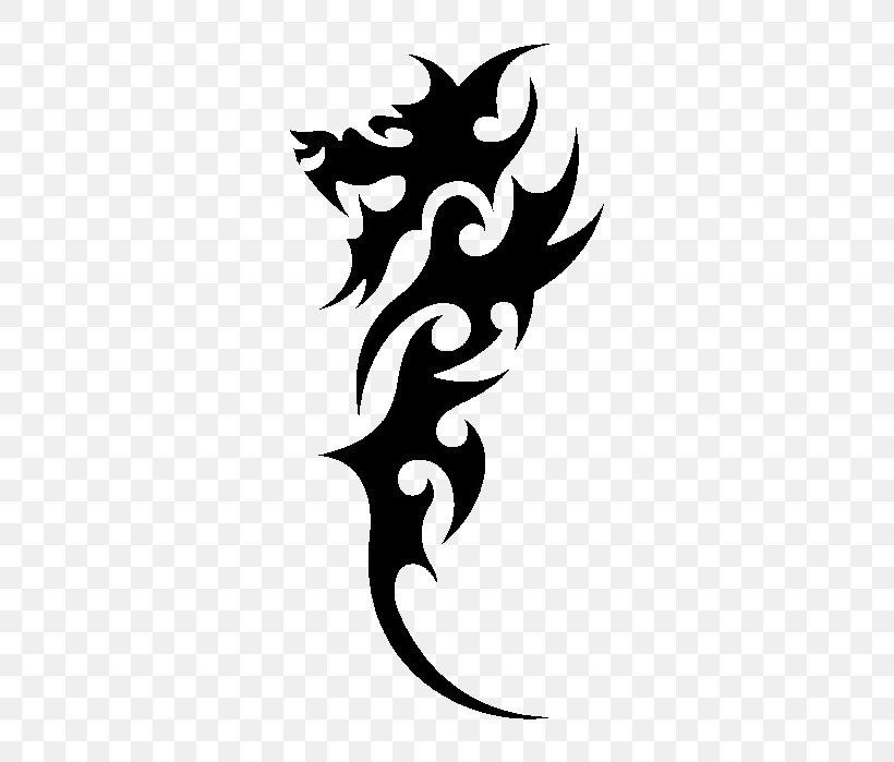 Decal Tribal Snake Tattoo Chinese Dragon Japanese Dragon, PNG, 700x699px, Decal, Abziehtattoo, Art, Black And White, Chinese Dragon Download Free