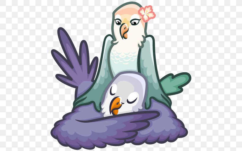 Lovebird Sticker Telegram Parakeet, PNG, 512x512px, Lovebird, Art, Beak, Bird, Cartoon Download Free