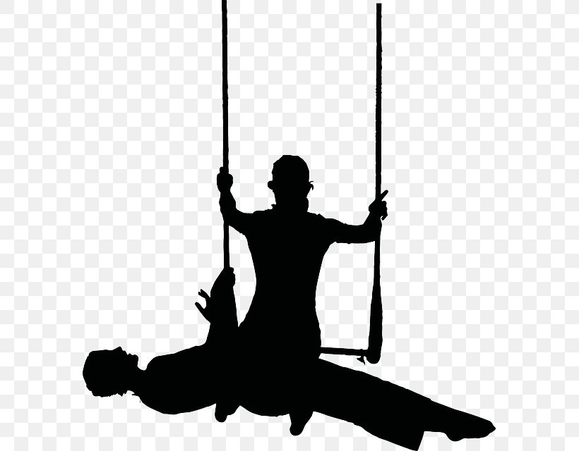 Circus Silhouette Clip Art, PNG, 585x640px, Circus, Arm, Art, Artist, Black And White Download Free