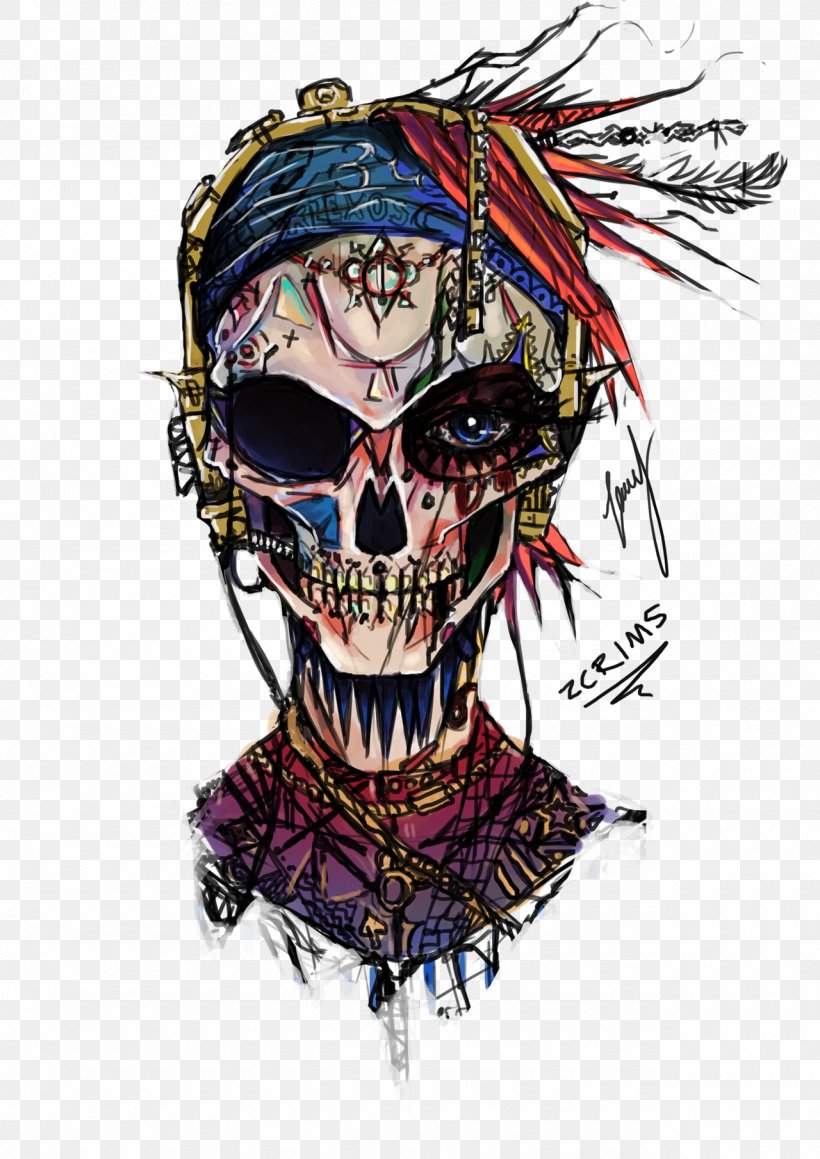 Skull Illustration Character Fiction, PNG, 1280x1810px, Skull, Art, Bone, Character, Fiction Download Free