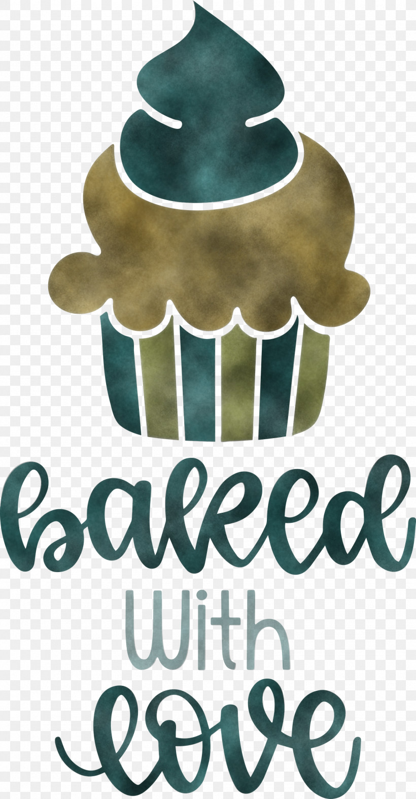 Baked With Love Cupcake Food, PNG, 1562x3000px, Baked With Love, Cupcake, Food, Kitchen, Logo Download Free