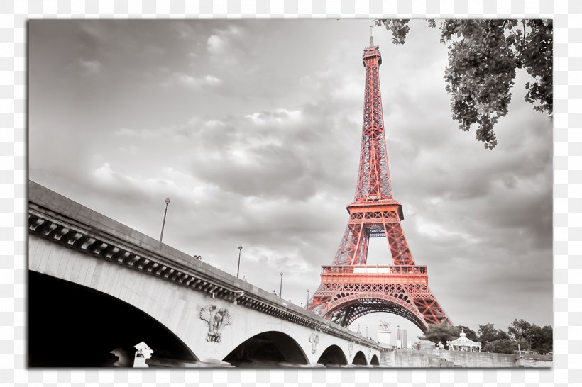 Eiffel Tower Canvas Print Black And White Photography, PNG, 1160x773px, Eiffel Tower, Black And White, Canvas, Canvas Print, Film Colorization Download Free