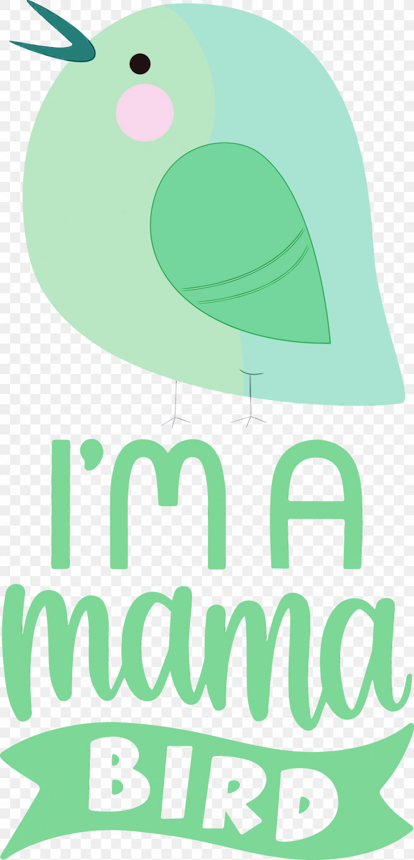 Logo Green Leaf Meter Beak, PNG, 1445x3000px, Mama Bird, Beak, Bird, Green, Leaf Download Free