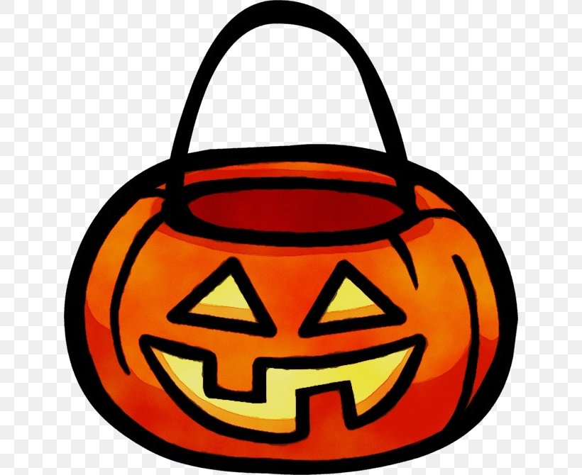 Orange, PNG, 640x670px, Watercolor, Bag, Calabaza, Jackolantern, Orange Download Free