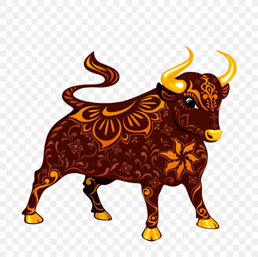 Cattle Ox Chinese Zodiac Chinese New Year Chinese Astrology, PNG, 1181x1181px, Cattle, Art, Astrological Sign, Bull, Cattle Like Mammal Download Free