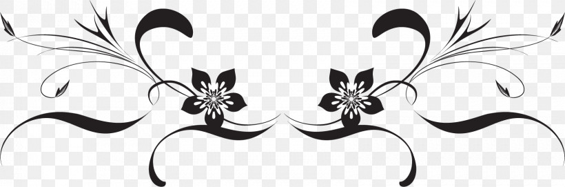 Flower Border Flower Background Floral Line, PNG, 1681x556px, Flower Border, Blackandwhite, Body Jewelry, Butterfly, Ear Download Free