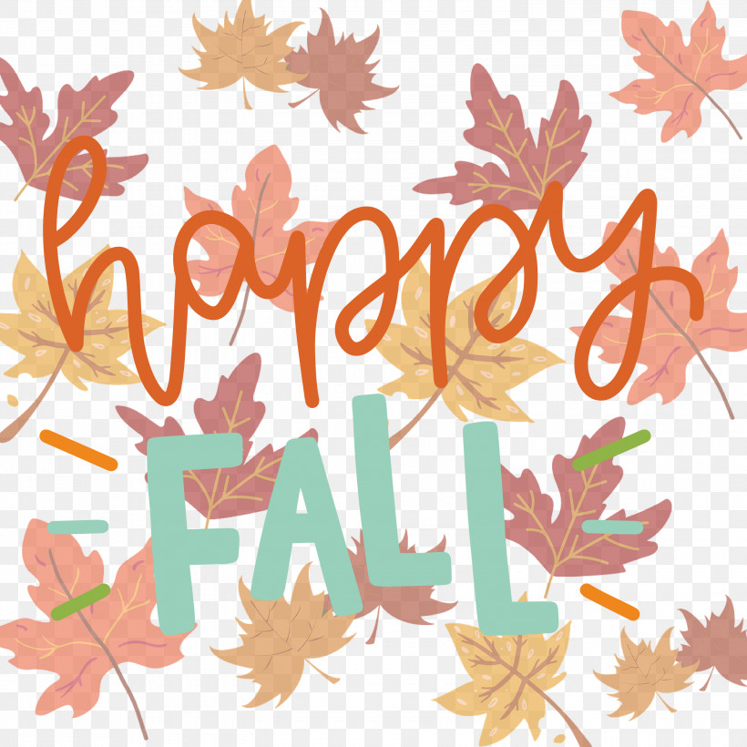 Happy Fall, PNG, 3000x3000px, Happy Fall, Animation, Japanese Maple, Leaf, Maple Download Free