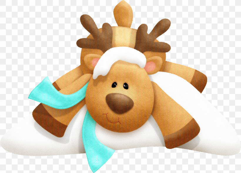 Reindeer, PNG, 1600x1150px, Stuffed Toy, Animation, Cartoon, Deer, Moose Download Free