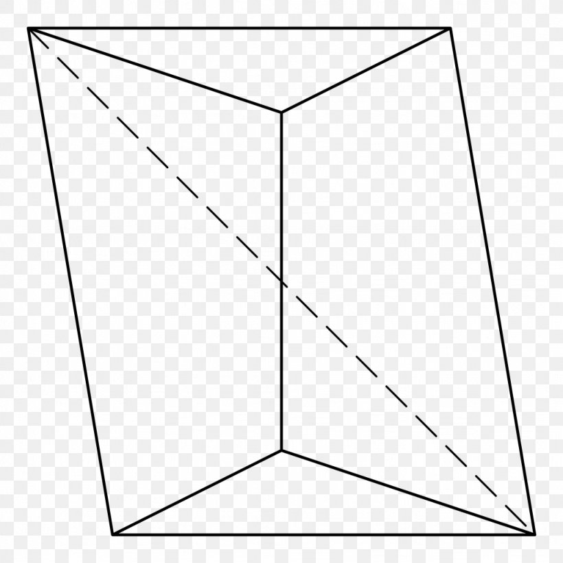 Triangle Point White Line Art, PNG, 1024x1024px, Triangle, Area, Black, Black And White, Diagram Download Free