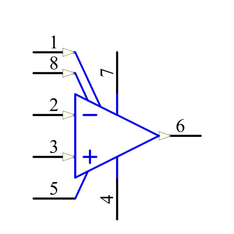 Electronic Circuit Operational Amplifier Integrated Circuits & Chips Electronic Symbol, PNG, 1000x1000px, Electronic Circuit, Amplifier, Analog Devices, Area, Diagram Download Free