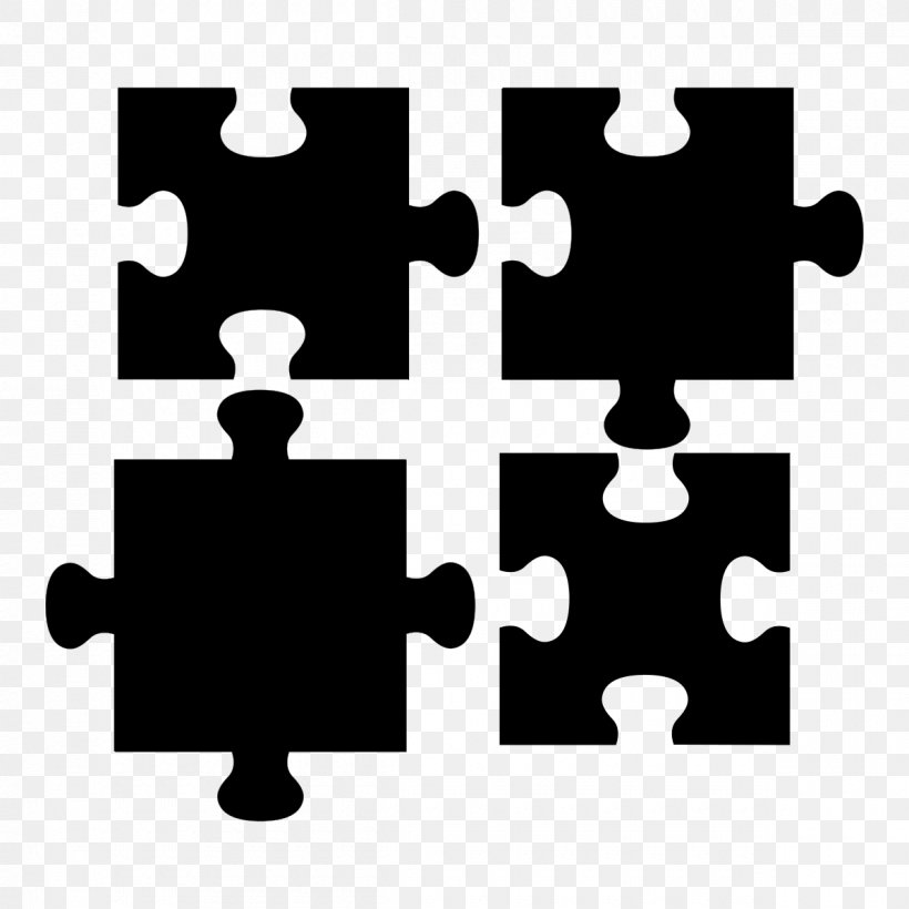 Jigsaw Puzzles, PNG, 1200x1200px, Jigsaw Puzzles, Atlassian, Black, Black And White, Game Download Free