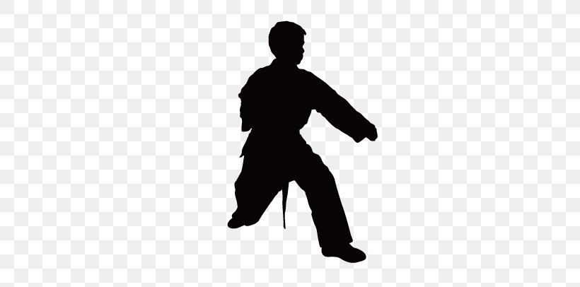 Silhouette Taekwondo Chinese Martial Arts Karate, PNG, 721x406px, Silhouette, Chinese Martial Arts, Decal, Dobok, Hand Download Free
