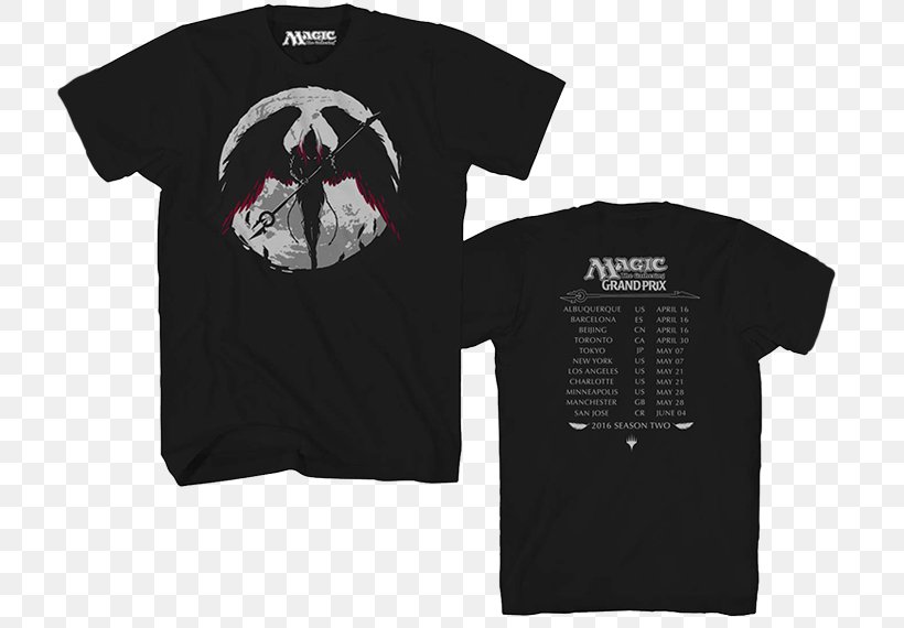 T-shirt Magic: The Gathering Pro Tour Sleeve, PNG, 750x570px, Tshirt, Active Shirt, Avacyn Restored, Black, Brand Download Free