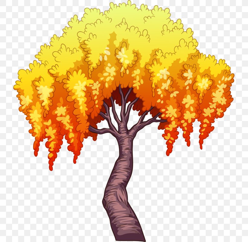 Vector Graphics Stock Illustration Royalty-free Tree, PNG, 734x800px, Royaltyfree, Fall Tree, Flower, Flowering Plant, Orange Download Free