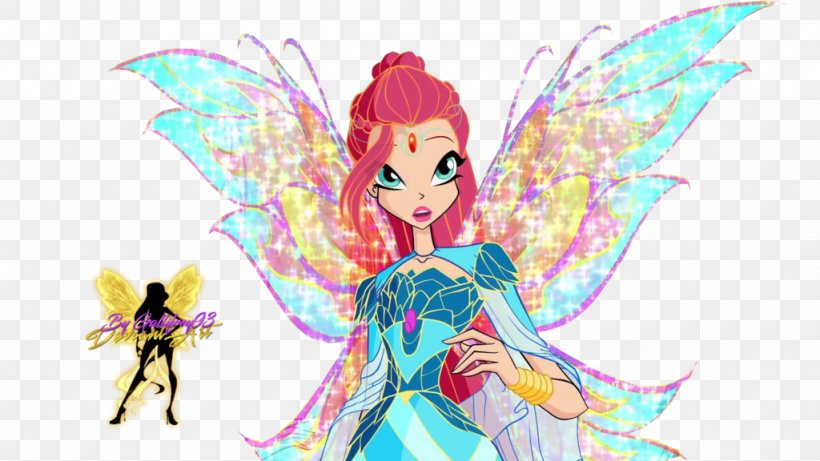 Bloom Stella Musa Flora Fairy, PNG, 1024x576px, Watercolor, Cartoon, Flower, Frame, Heart Download Free