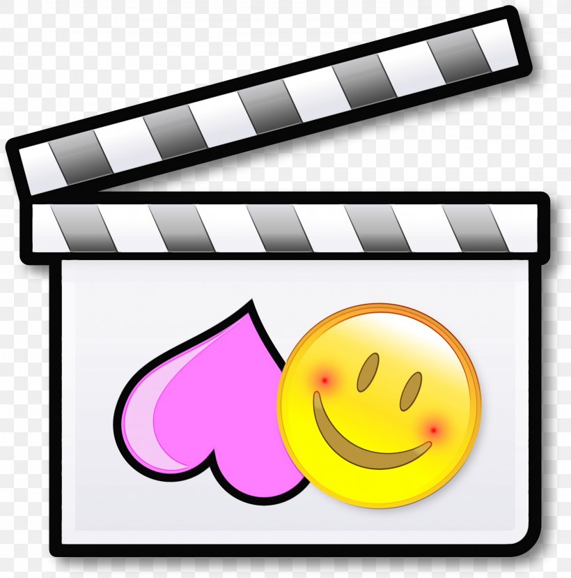 Emoticon Smile, PNG, 1941x1963px, Watercolor, Clapperboard, Documentary, Emoticon, Film Download Free