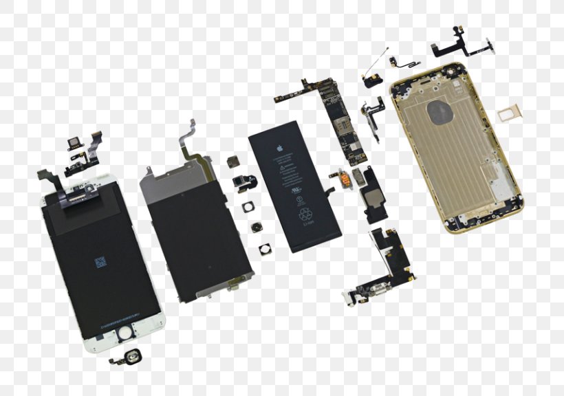 IPhone 6 Plus IPhone 5 IPhone 4S Product Teardown, PNG, 768x576px, Iphone 6 Plus, Apple, Circuit Component, Computer Component, Electronic Component Download Free