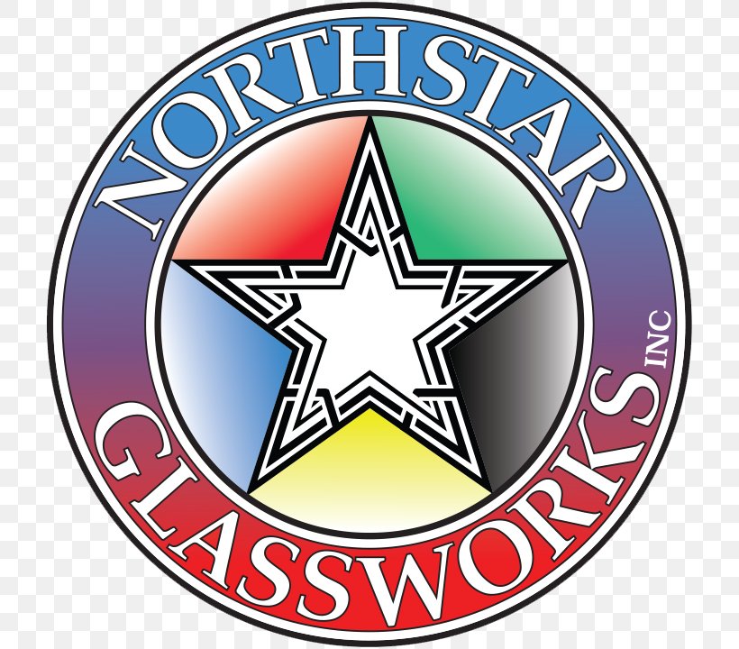 Northstar Glassworks Glass Art Lampworking Borosilicate Glass, PNG, 721x720px, Glass, Area, Badge, Borosilicate Glass, Brand Download Free