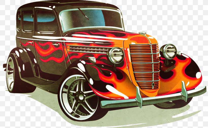 Sports Car Hot Rod Classic Car, PNG, 1024x633px, Car, Antique Car, Art, Automotive Design, Automotive Exterior Download Free