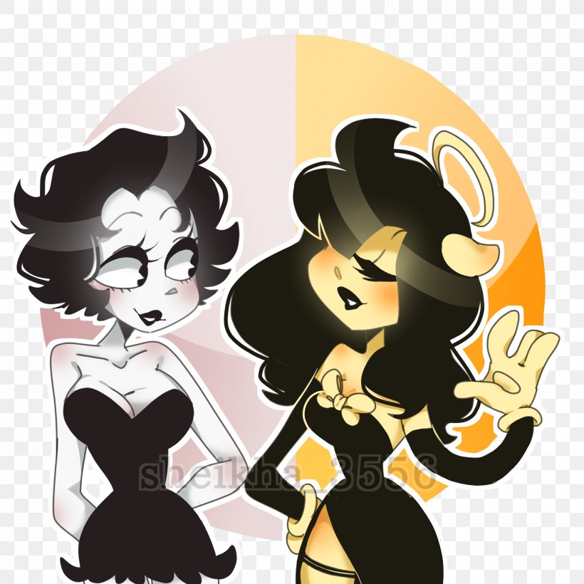 Betty Boop Bendy And The Ink Machine DeviantArt Drawing, PNG, 2000x2000px, Betty Boop, Animation, Art, Bendy And The Ink Machine, Cartoon Download Free
