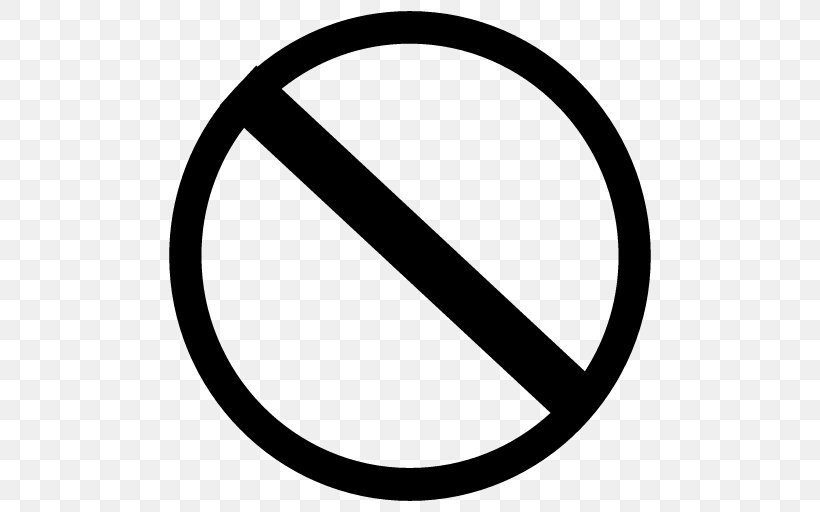 No Symbol, PNG, 512x512px, No Symbol, Area, Black And White, Number, Rim Download Free