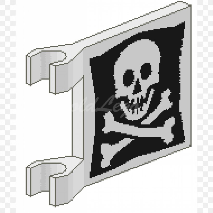 Lego Minifigure Jolly Roger Skull And Crossbones Toy, PNG, 1024x1024px, Lego, Black And White, Bricklink, Buried Treasure, Construction Set Download Free