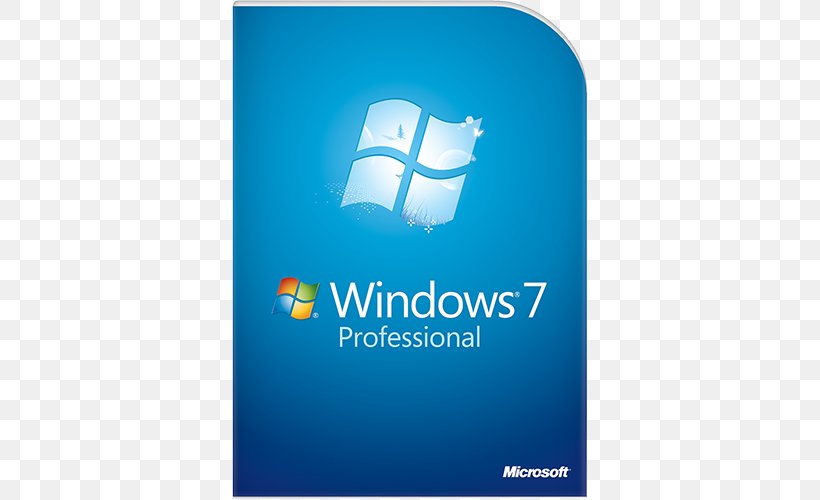Windows 7 Hewlett-Packard 64-bit Computing Microsoft, PNG, 500x500px, 64bit Computing, Windows 7, Bit, Brand, Computer Software Download Free