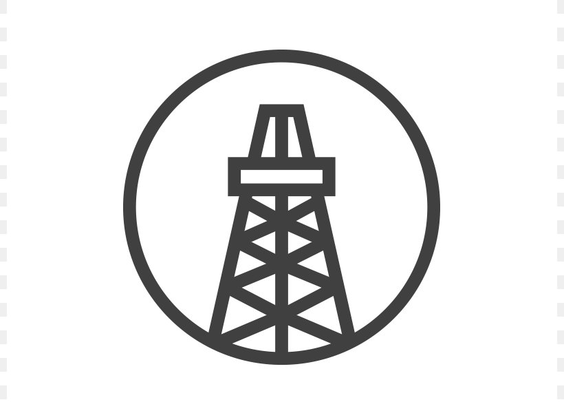 Derrick Oil Platform Oil Well Clip Art, PNG, 800x600px, Derrick, Area, Black And White, Brand, Drilling Rig Download Free