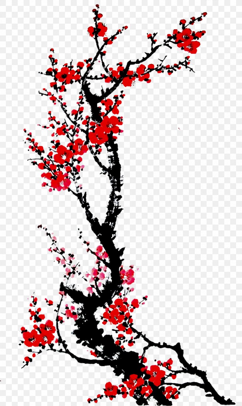 Plum Blossom JD.com Price Image, PNG, 1192x1998px, Plum Blossom, Branch, Chinese Painting, Costume, Flower Download Free