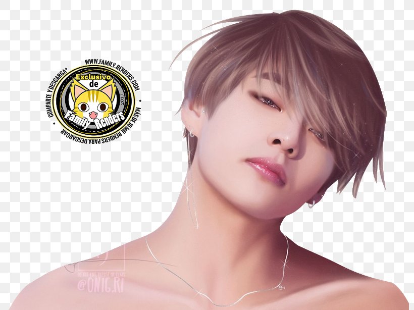V BTS K-pop Musician Image, PNG, 800x614px, Watercolor, Cartoon, Flower,  Frame, Heart Download Free
