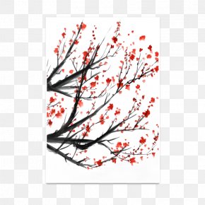 Cherry Blossom - Cherry Blossom Watercolor Painting Graphic Design Cerasus PNG