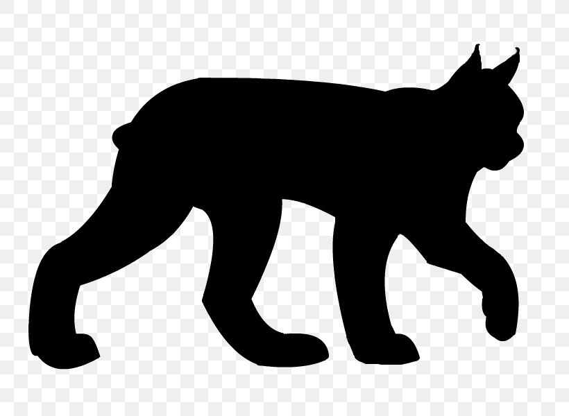Eurasian Lynx Canada Lynx Bobcat Felidae Clip Art, PNG, 800x600px, Eurasian Lynx, Black, Black And White, Black Cat, Bobcat Download Free