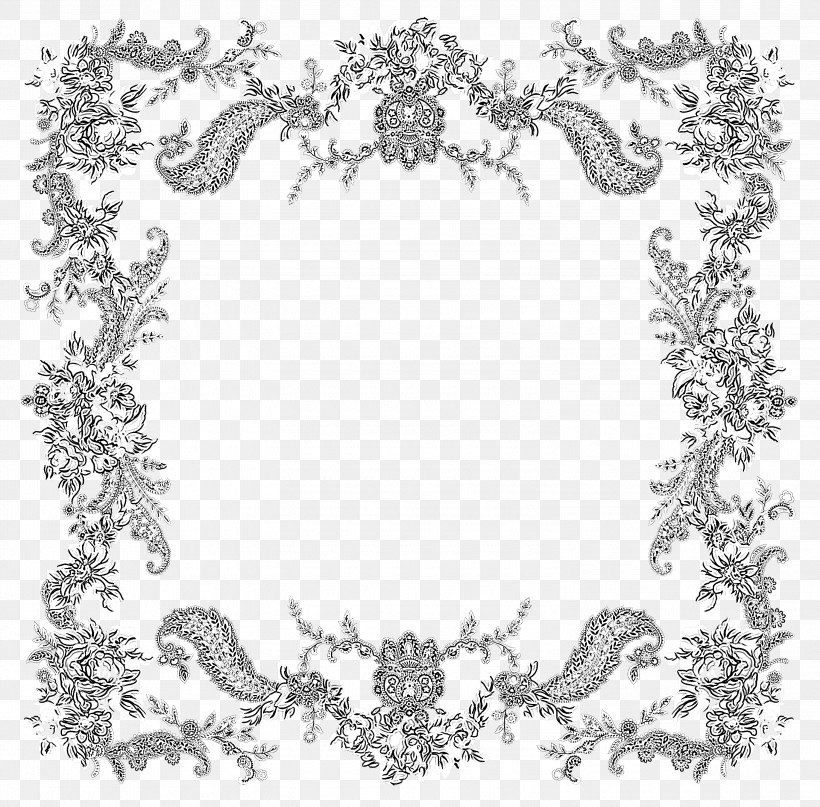 Picture Frame, PNG, 3000x2954px, Picture Frame, Black And White, Film Frame, Flower Frame, Heart Frame Download Free