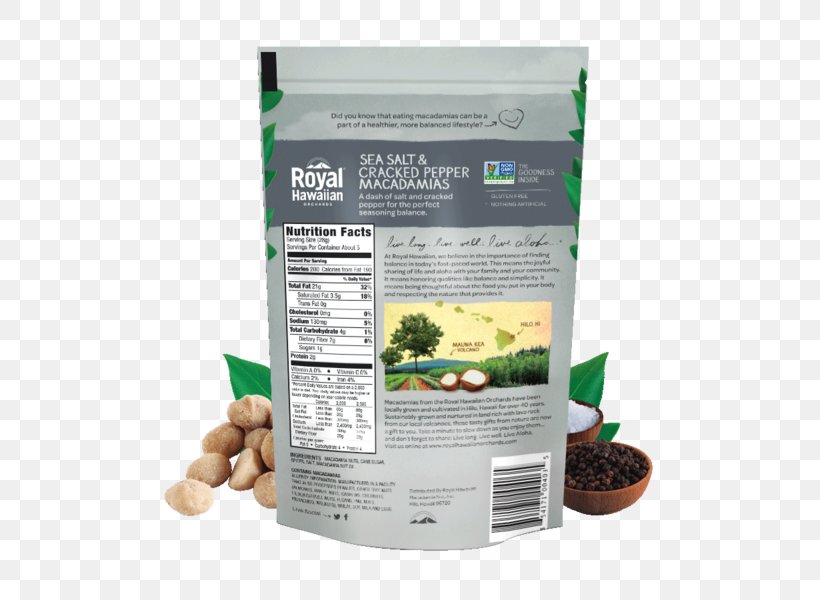 Cuisine Of Hawaii Macadamia Peanut Royal Hawaiian Orchards Lp, PNG, 600x600px, Cuisine Of Hawaii, Black Pepper, Cashew, Macadamia, Nut Download Free