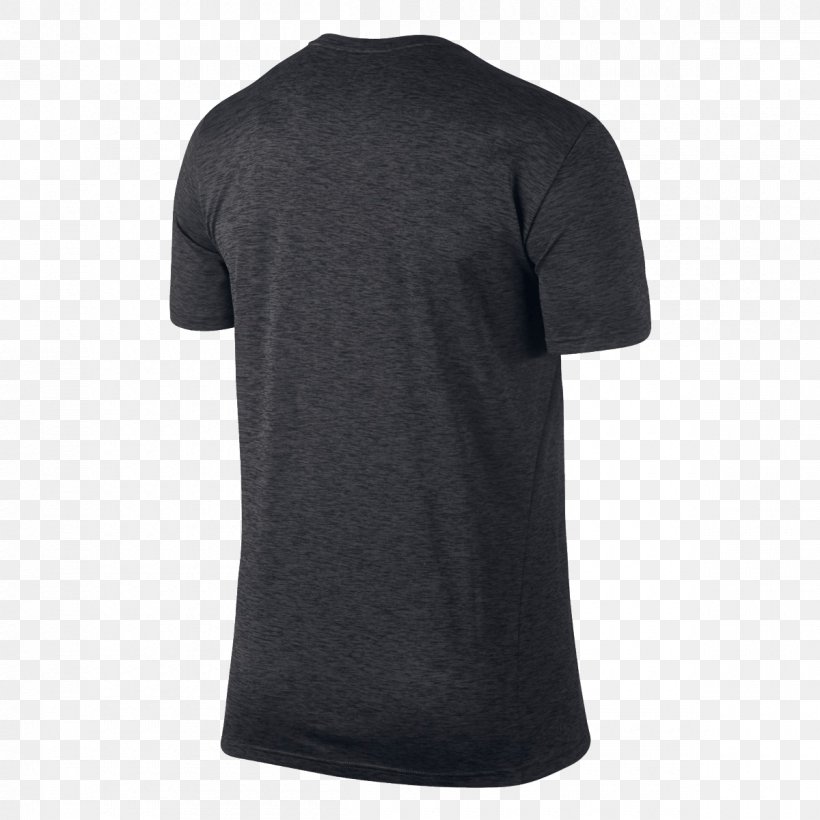 T-shirt Sleeve New Balance Clothing Running Shorts, PNG, 1200x1200px, Tshirt, Active Shirt, Black, Clothing, Gilets Download Free
