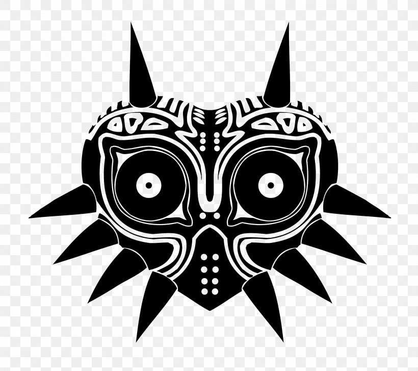 The Legend Of Zelda: Majora's Mask Decal T-shirt Link Sticker, PNG, 3333x2958px, Legend Of Zelda Majora S Mask, Art, Beak, Bird, Bird Of Prey Download Free