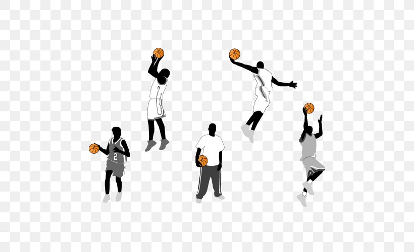 Basketball Action Figure Slam Dunk Clip Art, PNG, 500x500px, Basketball, Action Figure, Ball, Business, Dribbling Download Free