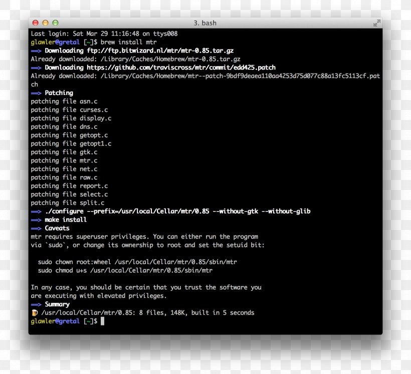 MacOS Installation Homebrew Command-line Interface Virtual Network Computing, PNG, 1648x1504px, Macos, Brand, Commandline Interface, Computer Software, Homebrew Download Free