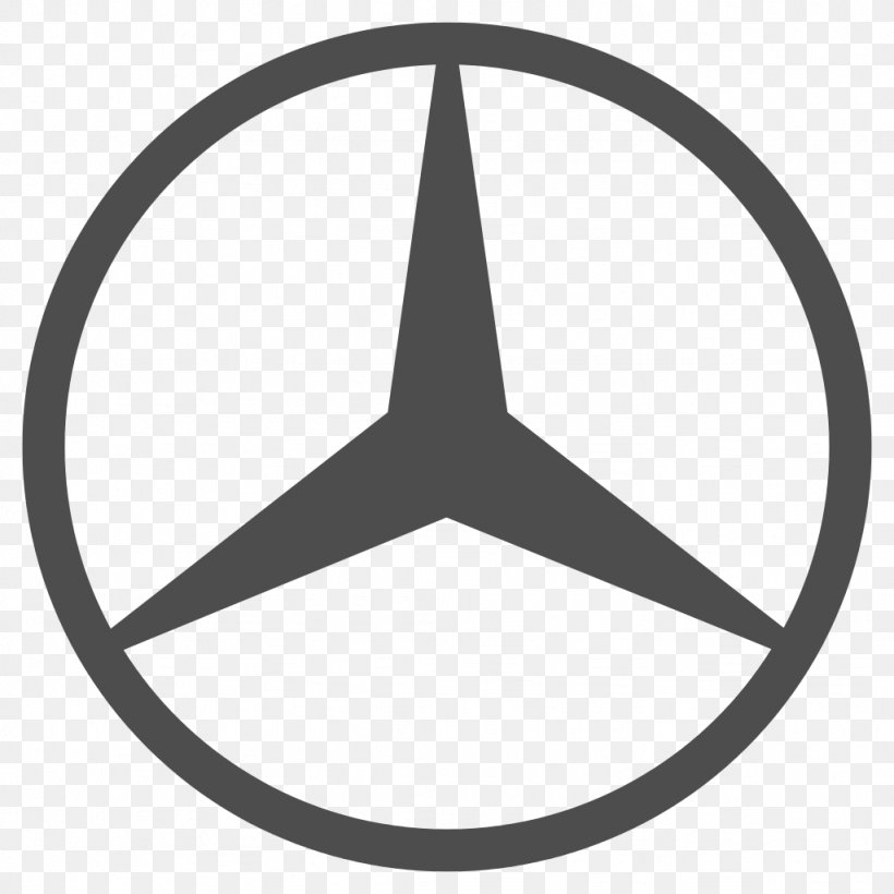 Mercedes-Benz A-Class Mercedes-Benz E-Class Car Logo, PNG, 1024x1024px, Mercedesbenz, Black And White, Car, Ironon, Logo Download Free