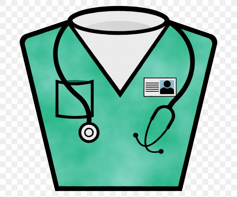 Physician Medicine Health Medical School, PNG, 3000x2500px, Watercolor, Aqua, Clothing, Collar, Green Download Free