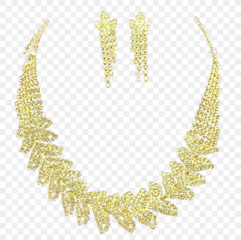 Earring Necklace Clip Art, PNG, 1600x1600px, Earring, Body Jewelry, Chain, Gold, Jewellery Download Free
