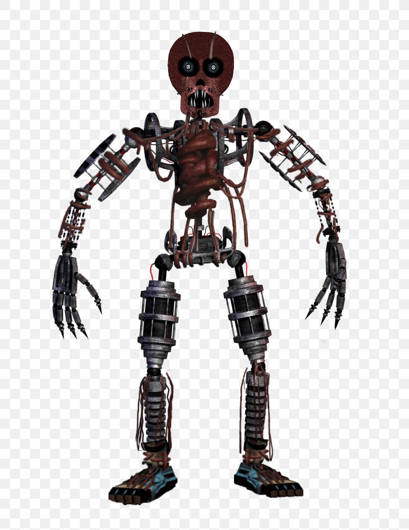 Five Nights At Freddy's: Sister Location Five Nights At Freddy's 2 Five Nights At Freddy's 4 Endoskeleton Animatronics, PNG, 752x1063px, Endoskeleton, Action Figure, Action Toy Figures, Animatronics, Art Download Free