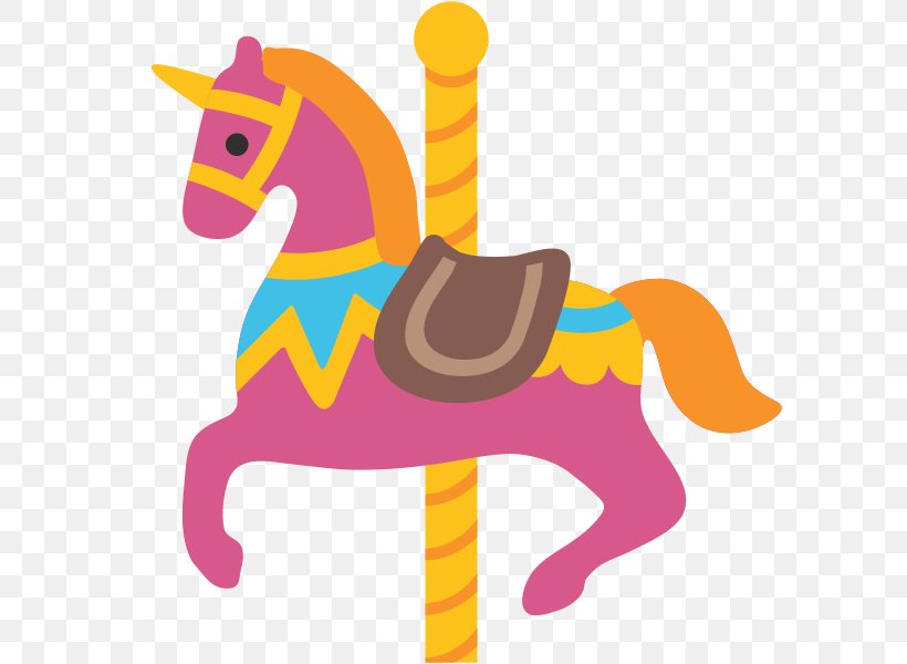 Horse Emoji Carousel SMS Unicode, PNG, 600x600px, Horse, Android, Animal Figure, Art, Carousel Download Free
