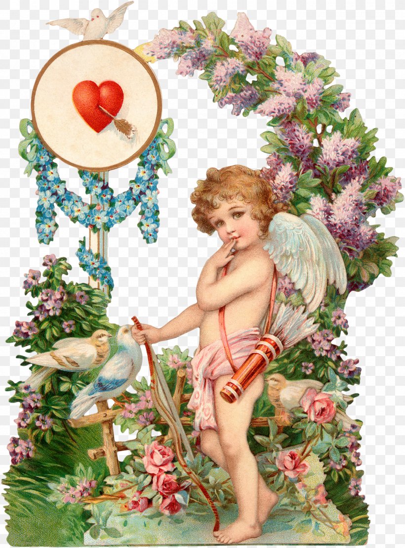 Valentines Day Paper Greeting Card Cupid Postcard, PNG, 1400x1893px, Valentines Day, Birthday, Branch, Christmas Decoration, Cupid Download Free