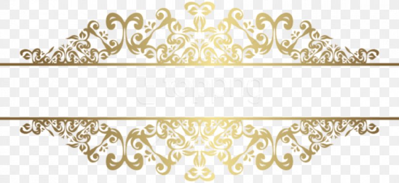 Floral Decorative, PNG, 850x391px, Gold, Floral Ornament, Jewellery, Metal, Ornament Download Free
