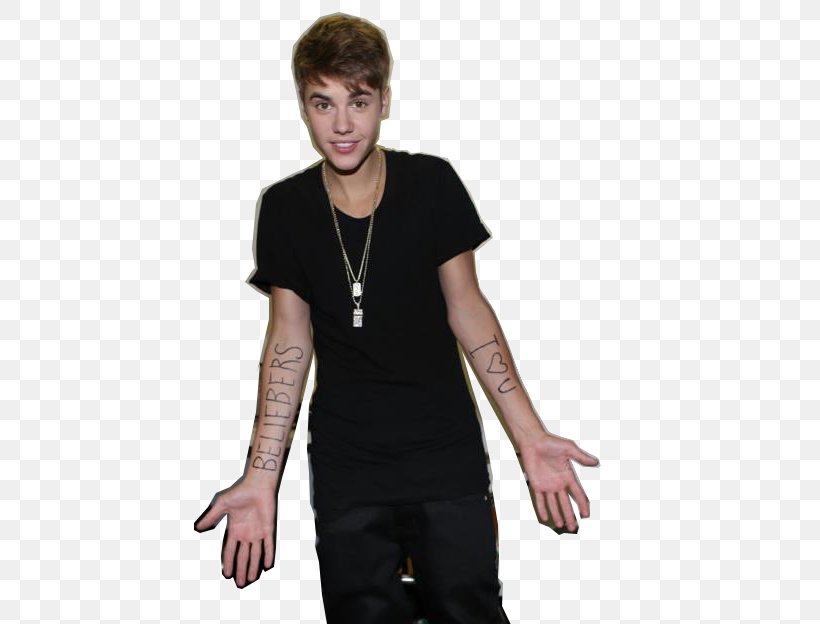 Justin Bieber T-shirt Beliebers Love, PNG, 457x624px, Justin Bieber, Arm, Beliebers, Black, Boyfriend Download Free