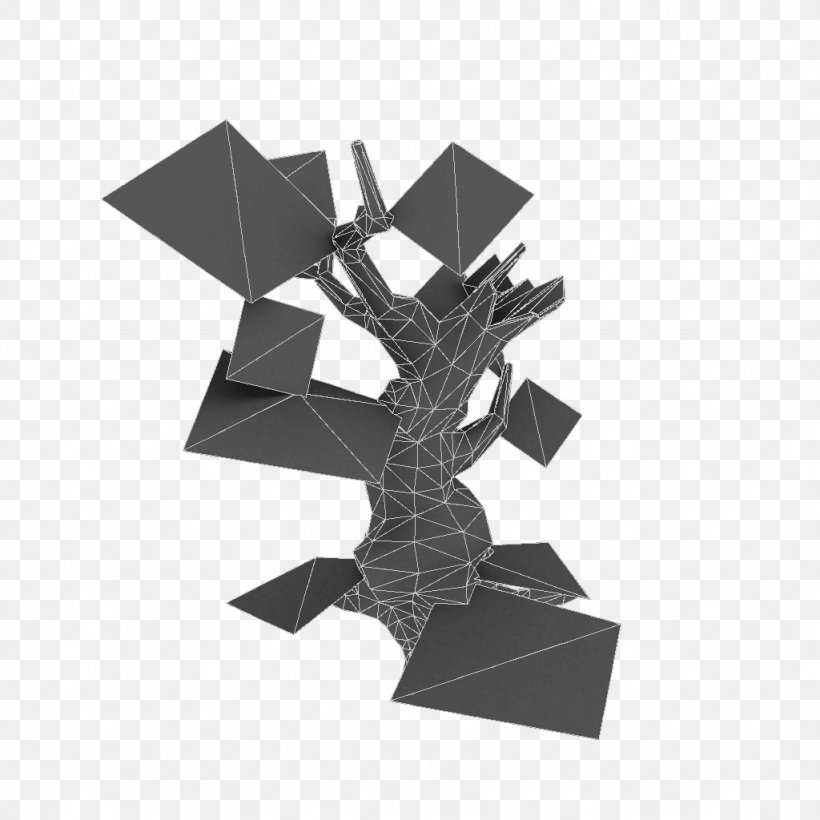 Low Poly 3D Computer Graphics CGTrader Video Game FBX, PNG, 1024x1024px, 3d Computer Graphics, Low Poly, Augmented Reality, Black And White, Cgtrader Download Free