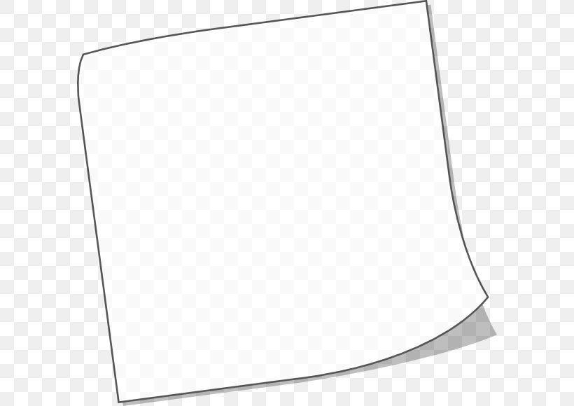 Post-it Note Paper Black And White Clip Art, PNG, 600x580px, Postit Note, Area, Black And White, Headgear, Material Download Free