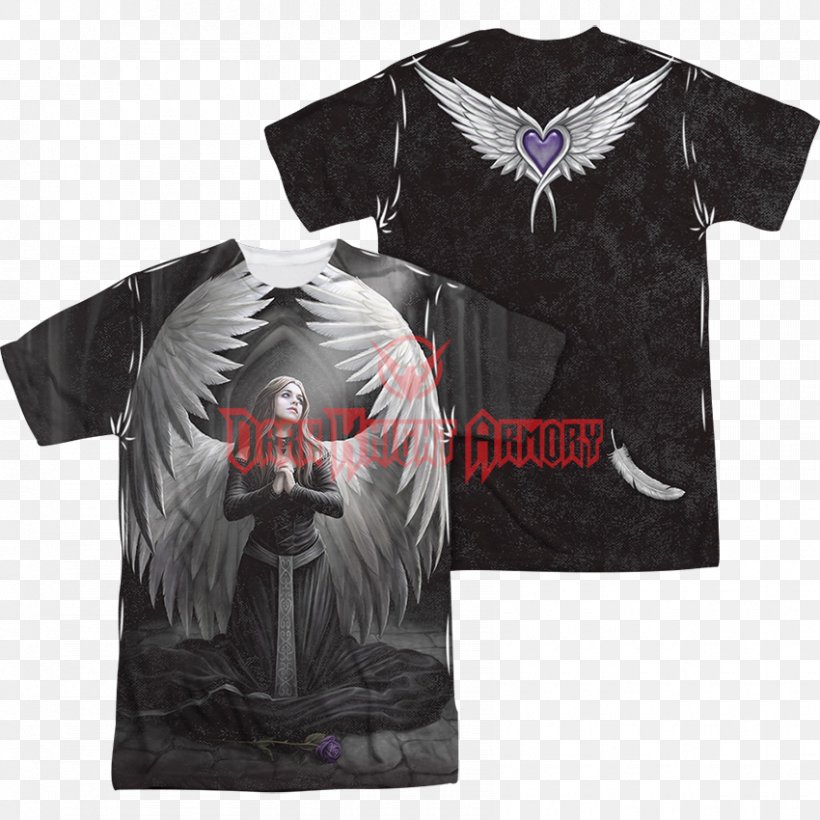 T-shirt Sleeve Neckline Fantasy, PNG, 850x850px, Tshirt, Angel, Anne Stokes, Art, Brand Download Free